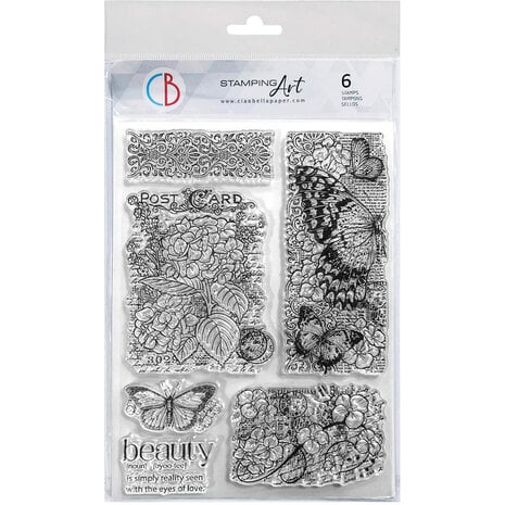 Ciao Bella Timeless Moments 6x8 Inch Clear Stamps Majestic Delight (6pcs)
