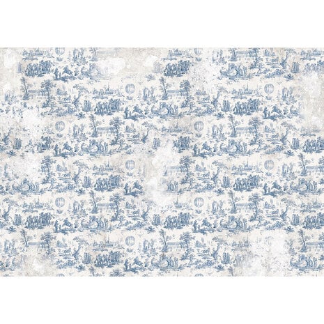 Ciao Bella Tissue Paper 69x49cm Toile de Jouy - Image 2