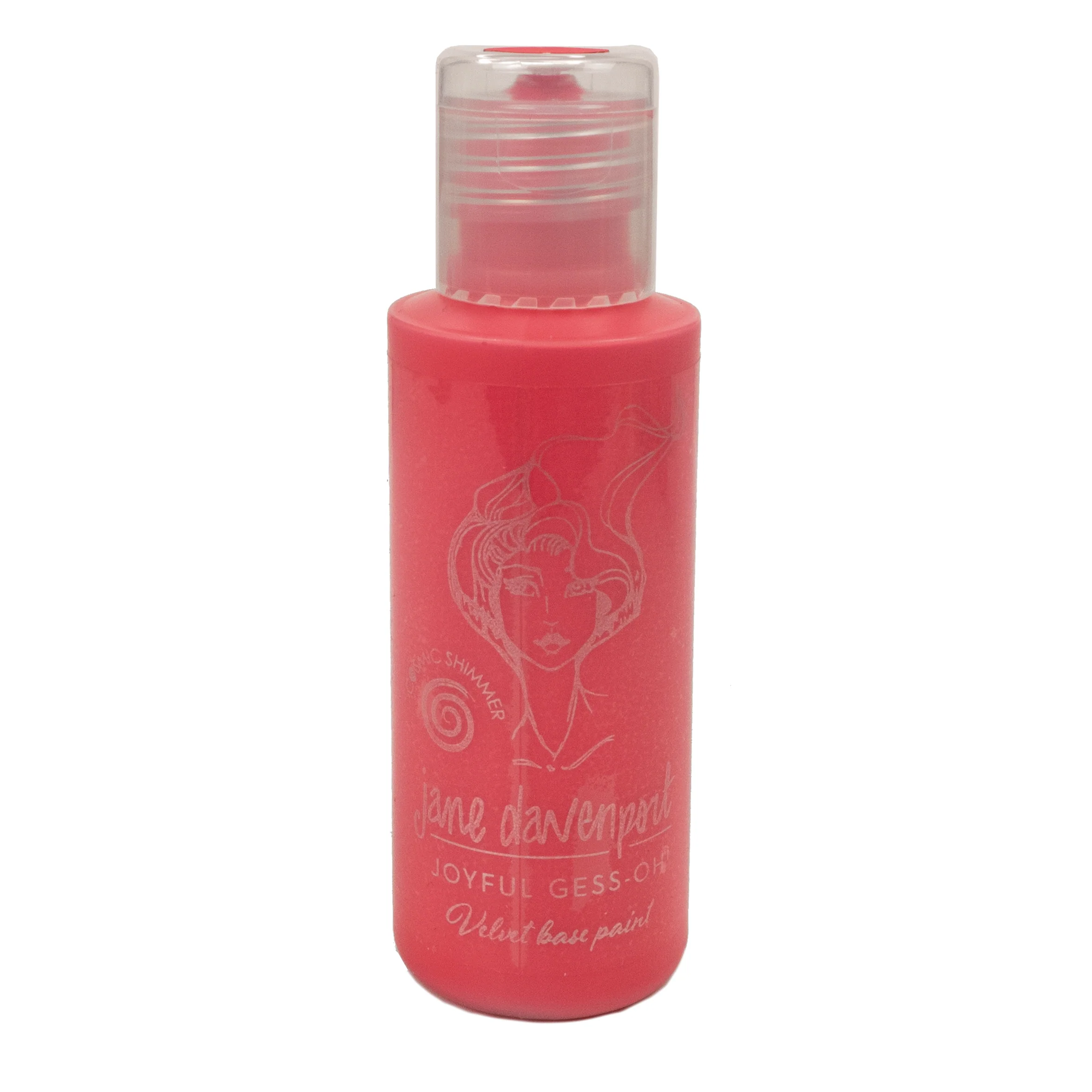 Cosmic Shimmer Jane Davenport Joyful Gess-Oh! Vibrant Vermillion 50ml