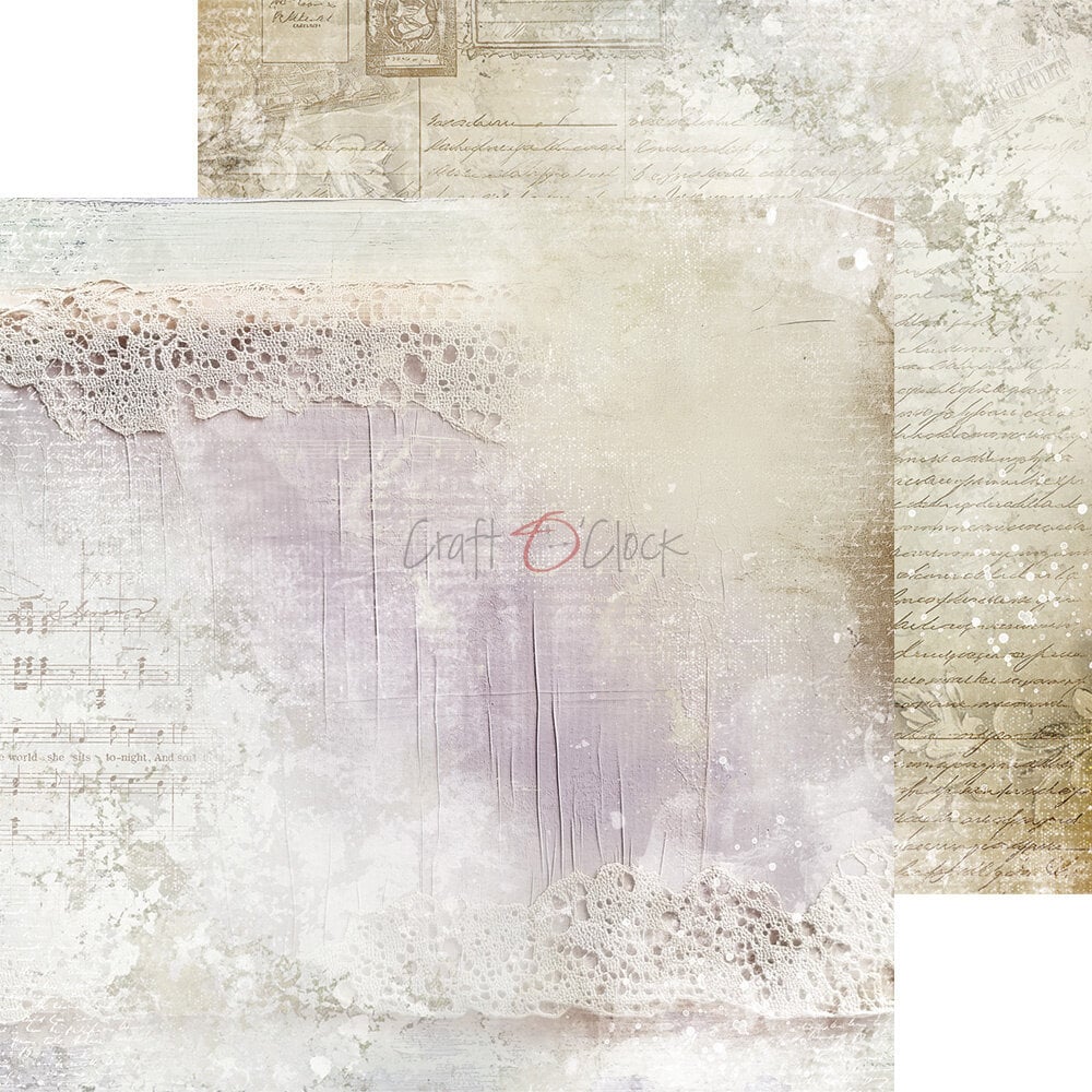 Craft O'Clock Heritage Whispers 8x8 Inch Basic Papers Set - Image 6