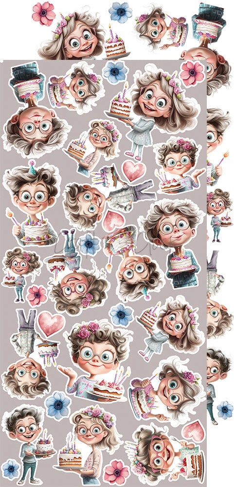 Craft O'Clock It's My Party Extras Set Flowers & More - Image 7