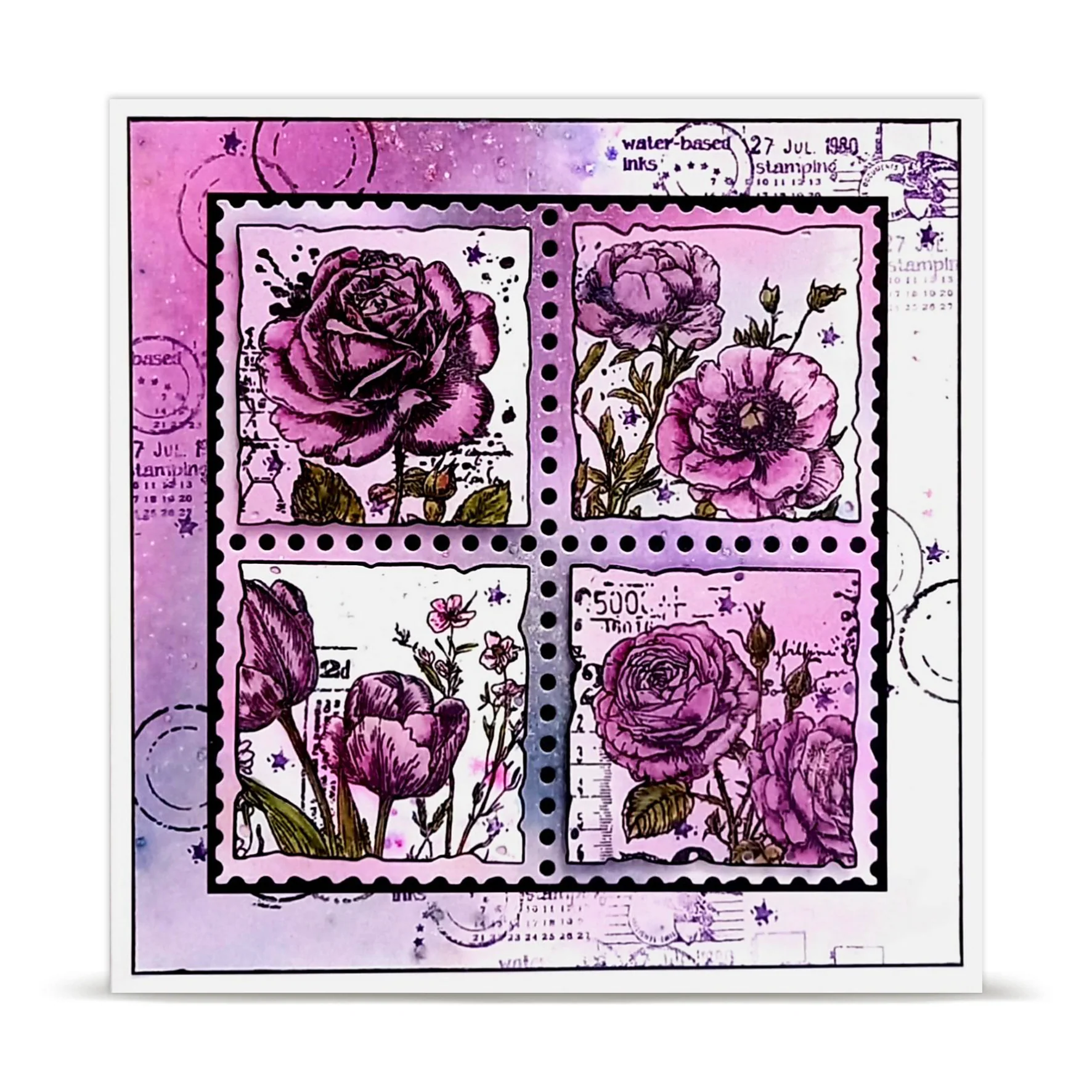 DI-111 - Die-Cutting Die Set - Splintered Tiles - Image 17