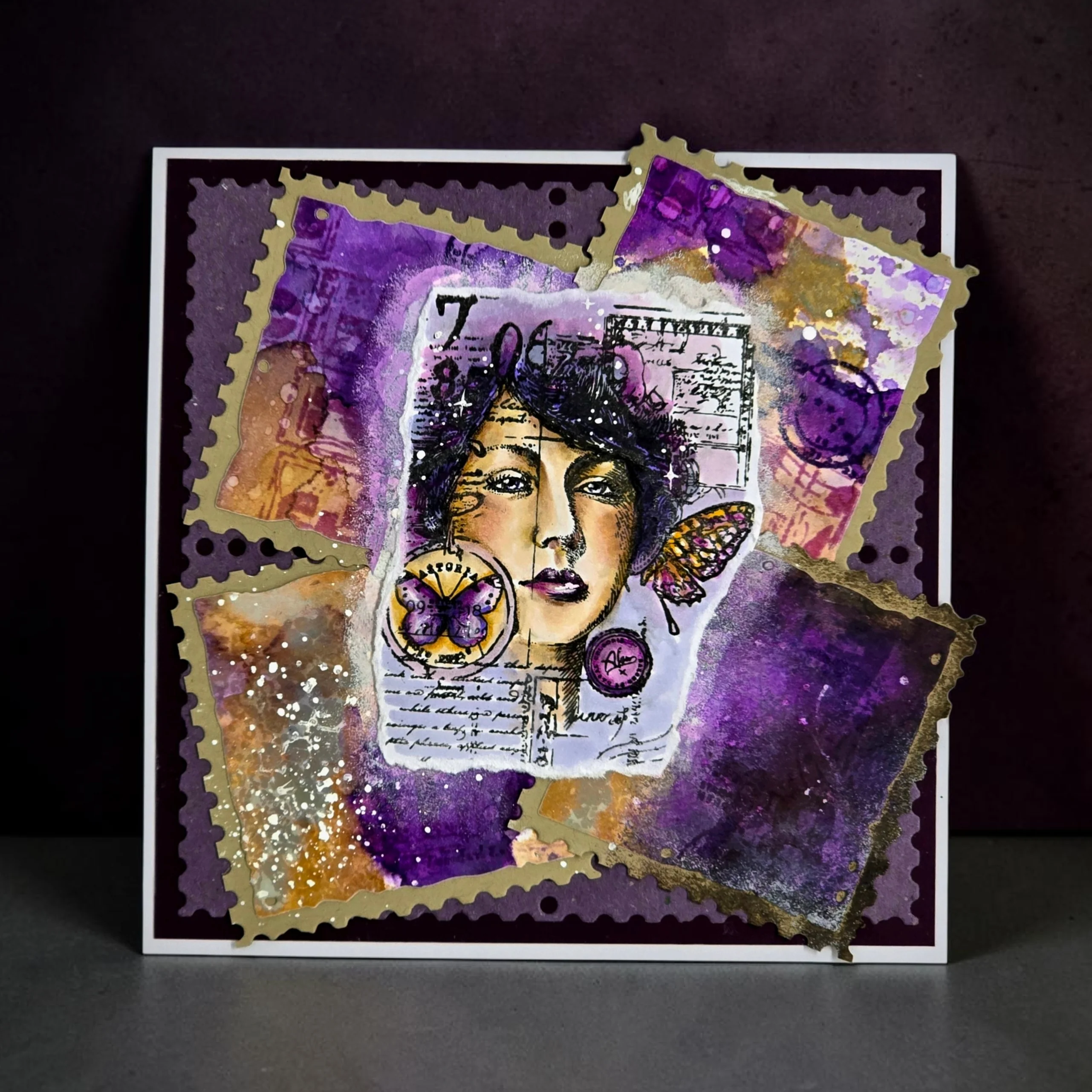 DI-111 - Die-Cutting Die Set - Splintered Tiles - Image 5