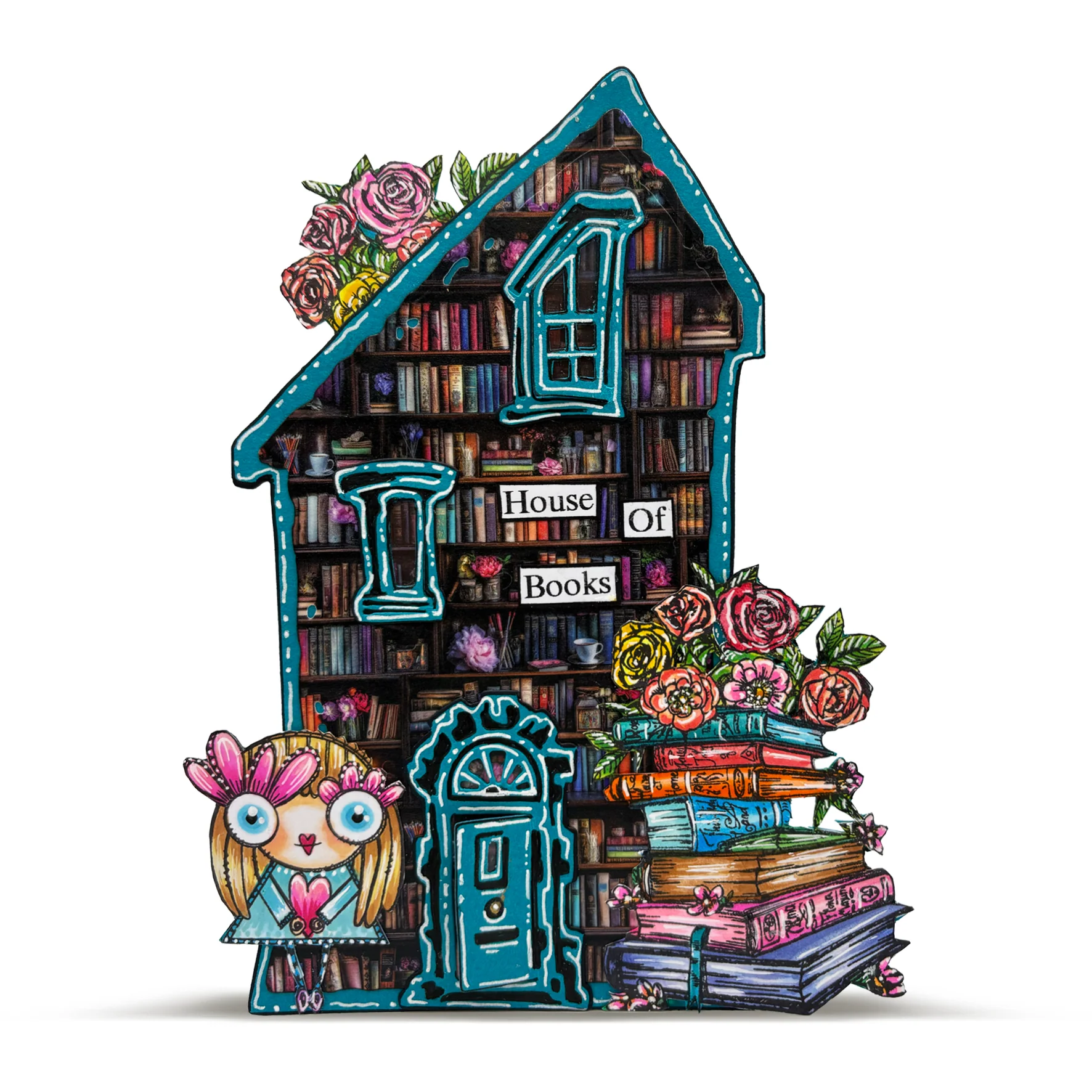 #DI-97 - Die-Cutting Die Set - Storybook House - Image 51