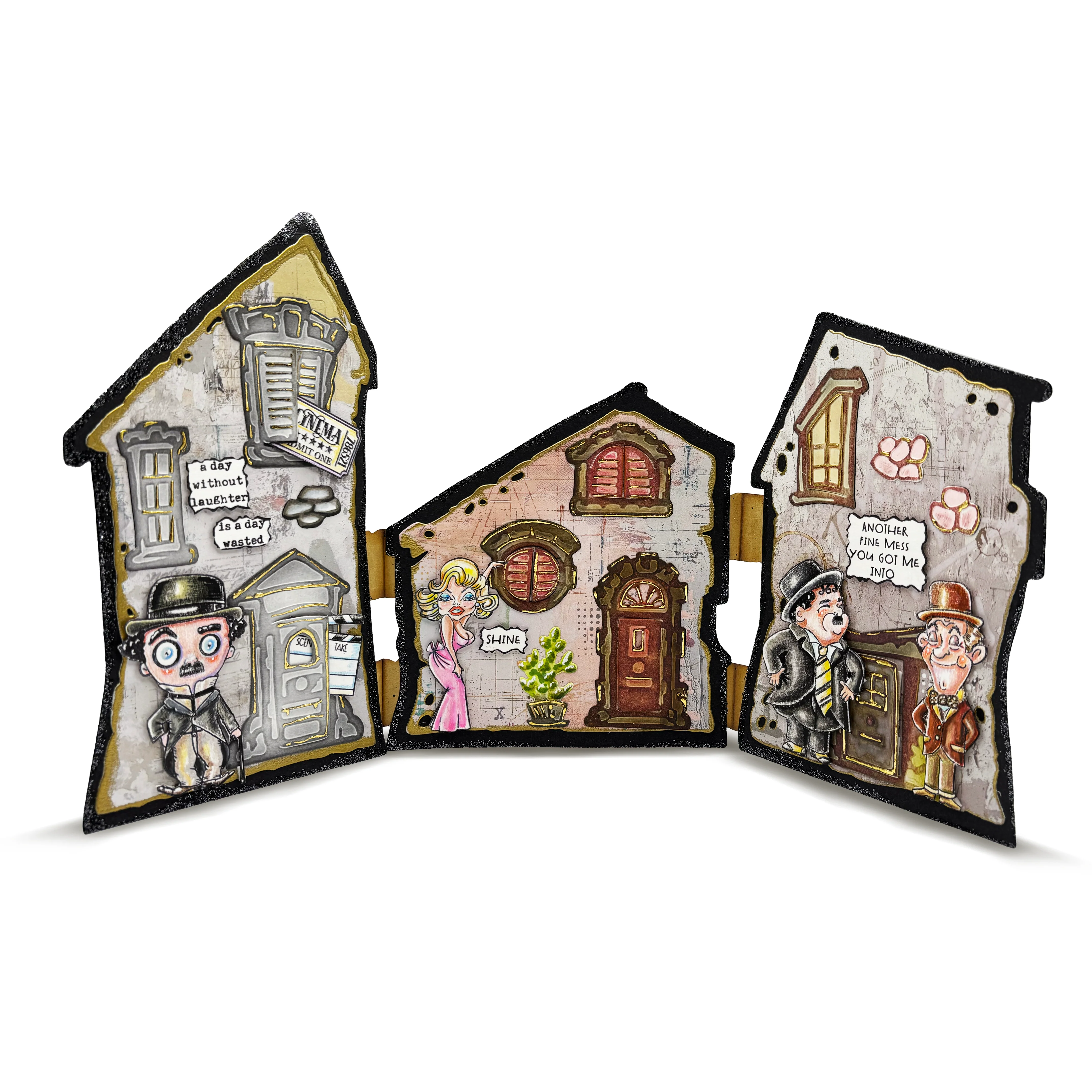 DI-99 - Die-Cutting Die Set - Topsy-Turvy Home - Image 11
