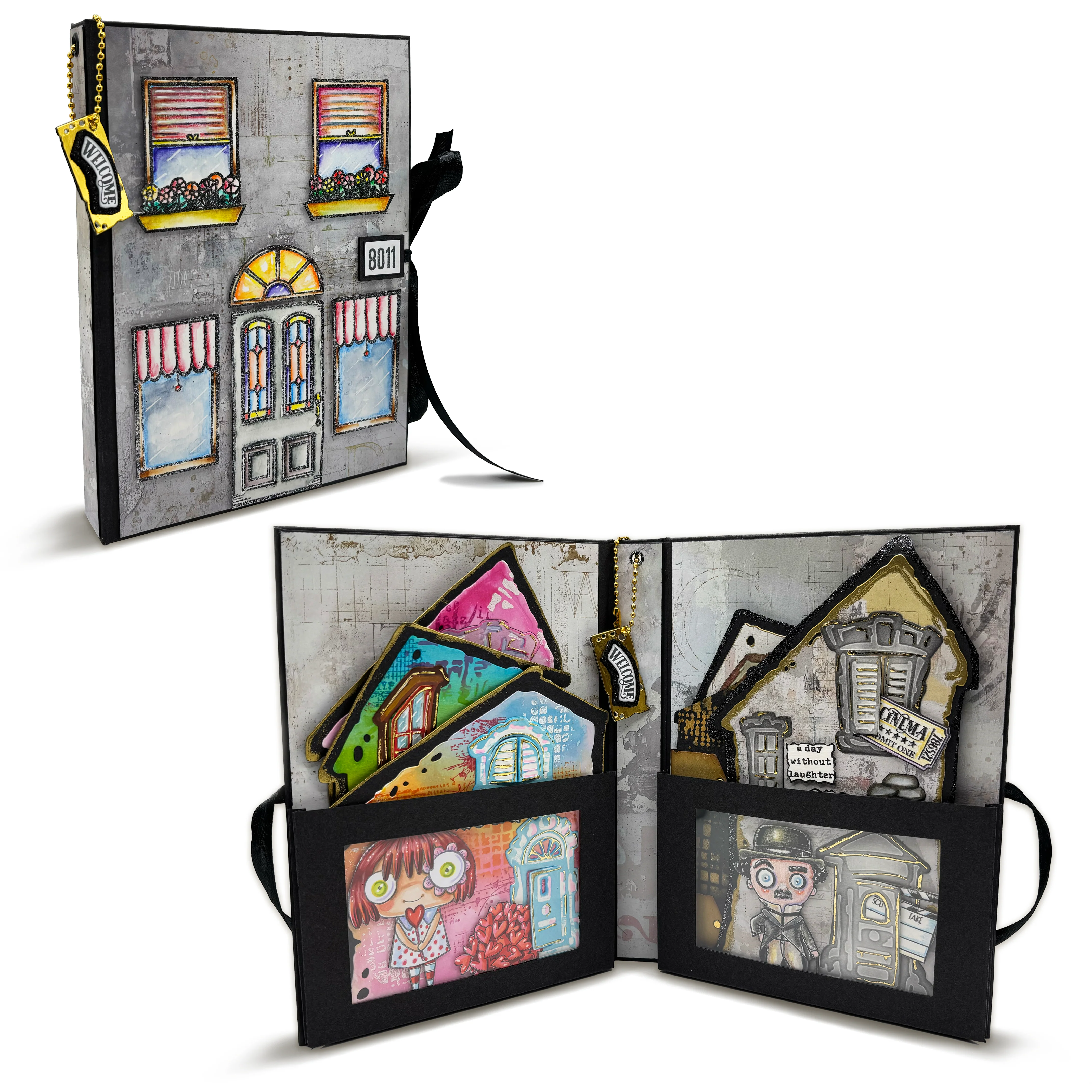 DI-99 - Die-Cutting Die Set - Topsy-Turvy Home - Image 12