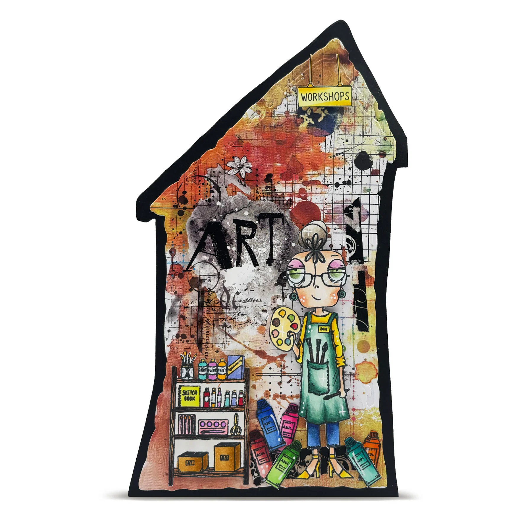DI-99 - Die-Cutting Die Set - Topsy-Turvy Home - Image 57