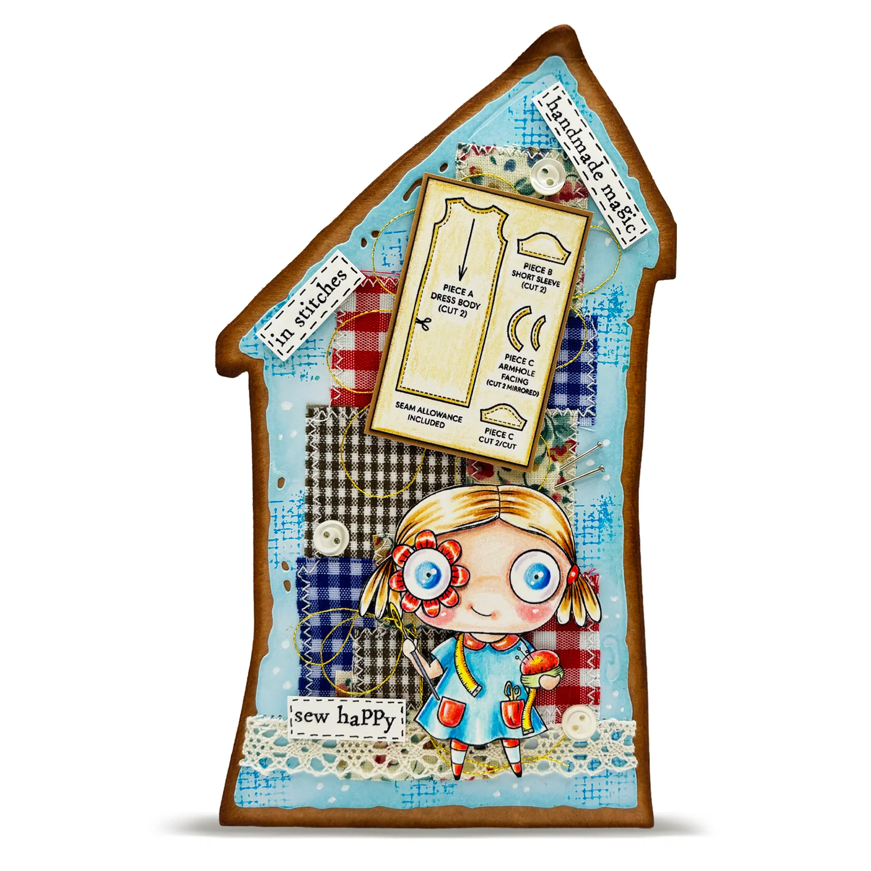 DI-99 - Die-Cutting Die Set - Topsy-Turvy Home - Image 61