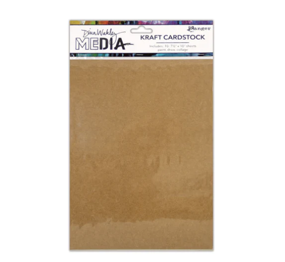 Ranger Dina Wakley MEdia 7.5x10 Inch Cardstock Kraft (10pcs)