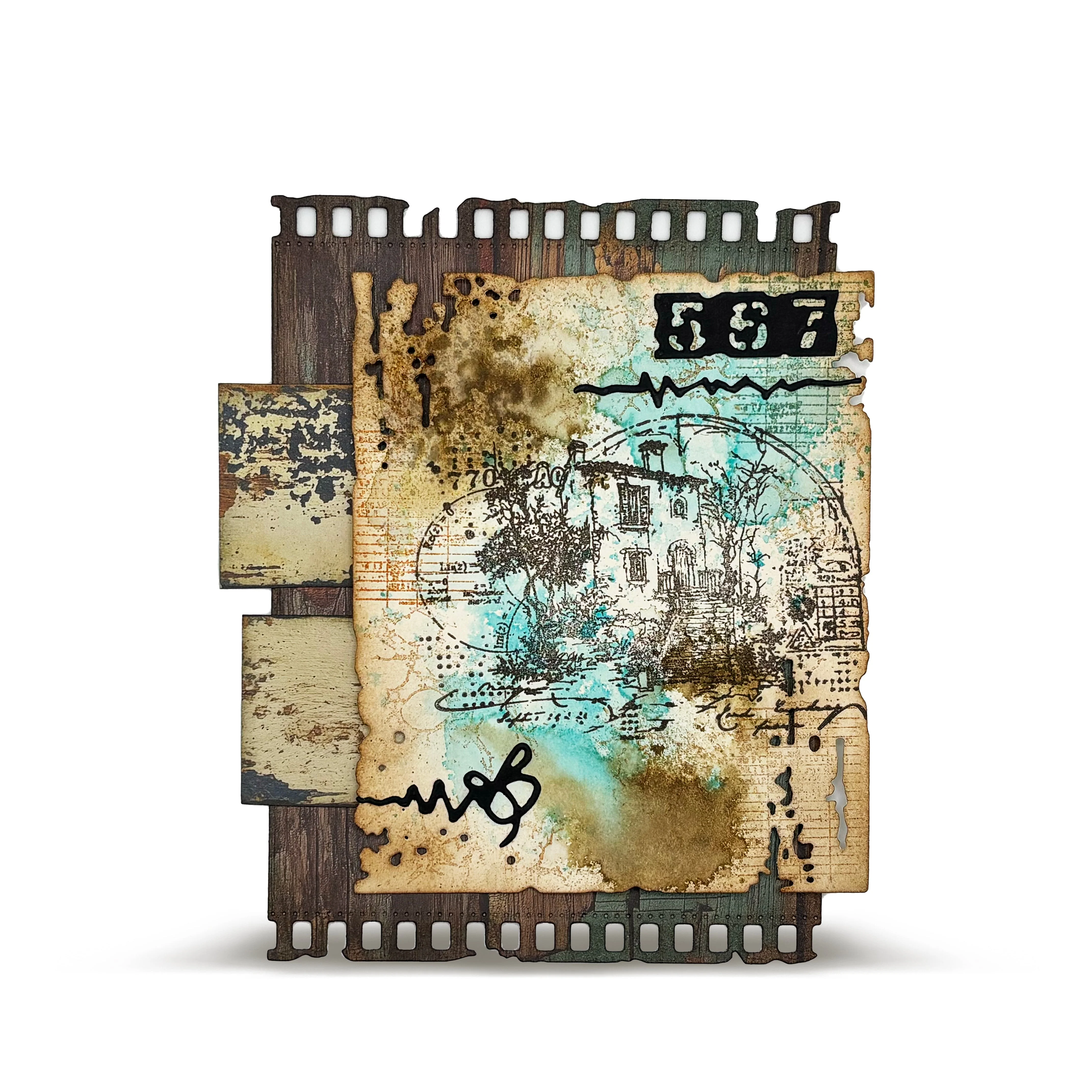 Distressed Textures Paper Bundle - Image 6