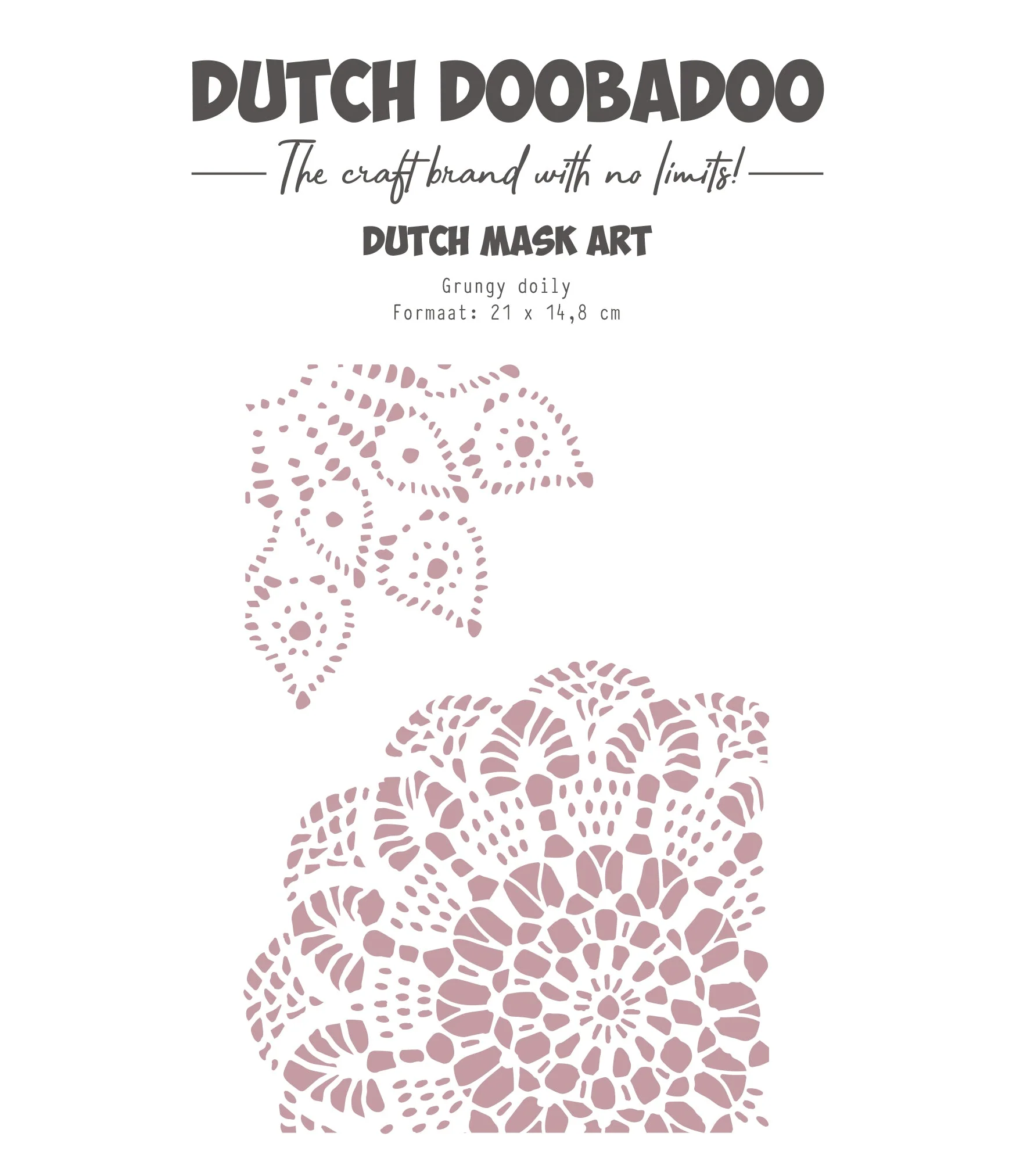 Dutch Doobadoo Woodland Springs Mask Art A5 Grunge Doily