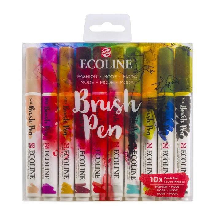 Ecoline Brush Pen Set Of 10 Fashion