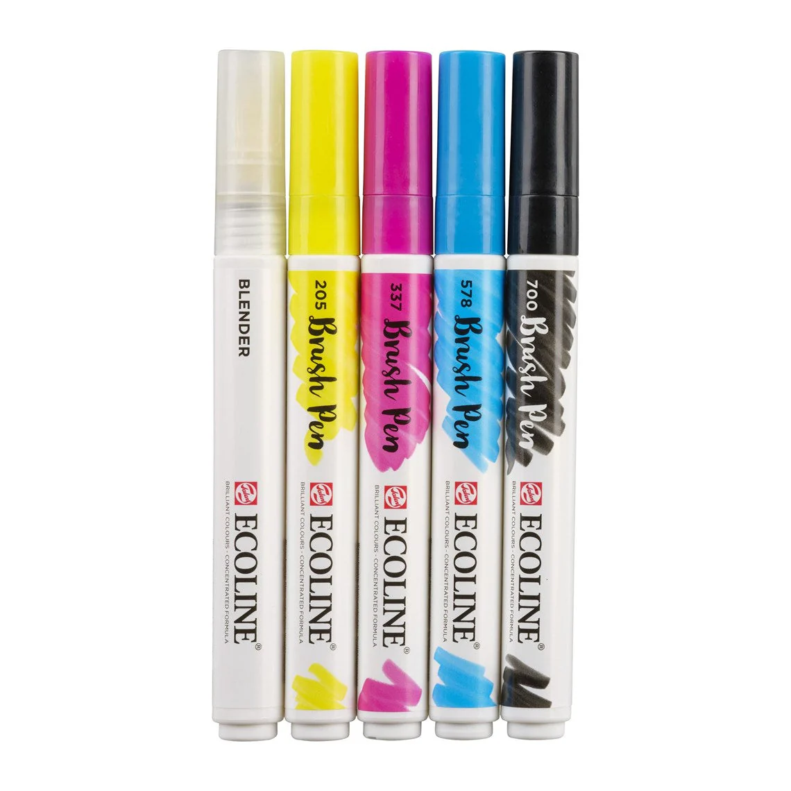 Ecoline Brush Pen Set Primary | 5 colours - Image 4