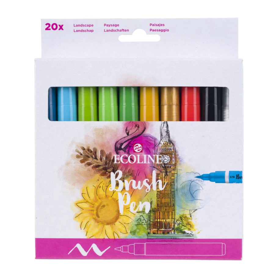 Ecoline Brushpen Landscape 20pcs