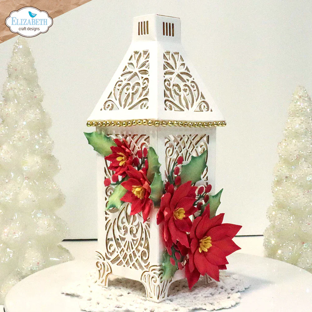 Elizabeth Craft Designs Festive Holly - Lantern & Poinsettia Die Bundle - Image 8
