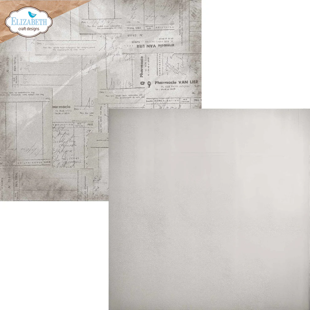 Elizabeth Craft Designs Beautifully Worn 12x12 Inch Patterned Cardstock Backgrounds Volume 5 by Devid Roodenburg - Image 3