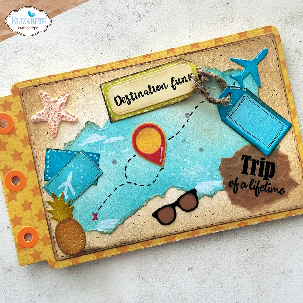 Elizabeth Craft Designs Destination Fun Stamp Sentiments by Cute & Whimsical - Image 2