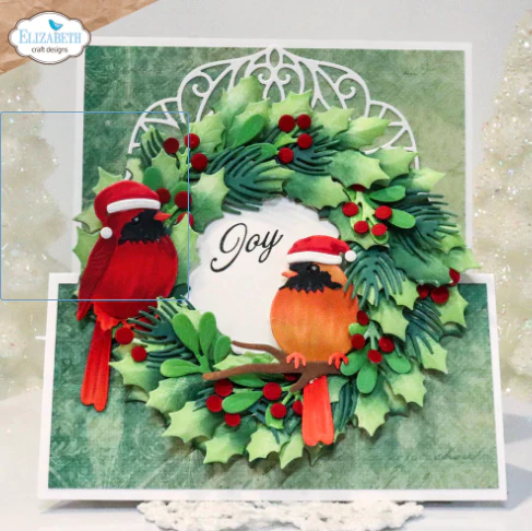 Elizabeth Craft Designs Festive Holly - Die Holiday Wreath - Image 5