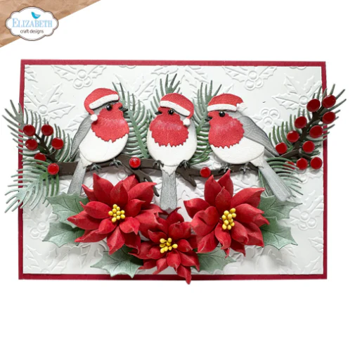 Elizabeth Craft Designs Festive Holly - Holiday Wreath, Winter Greenery & Festive Robin Die Bundle - Image 7
