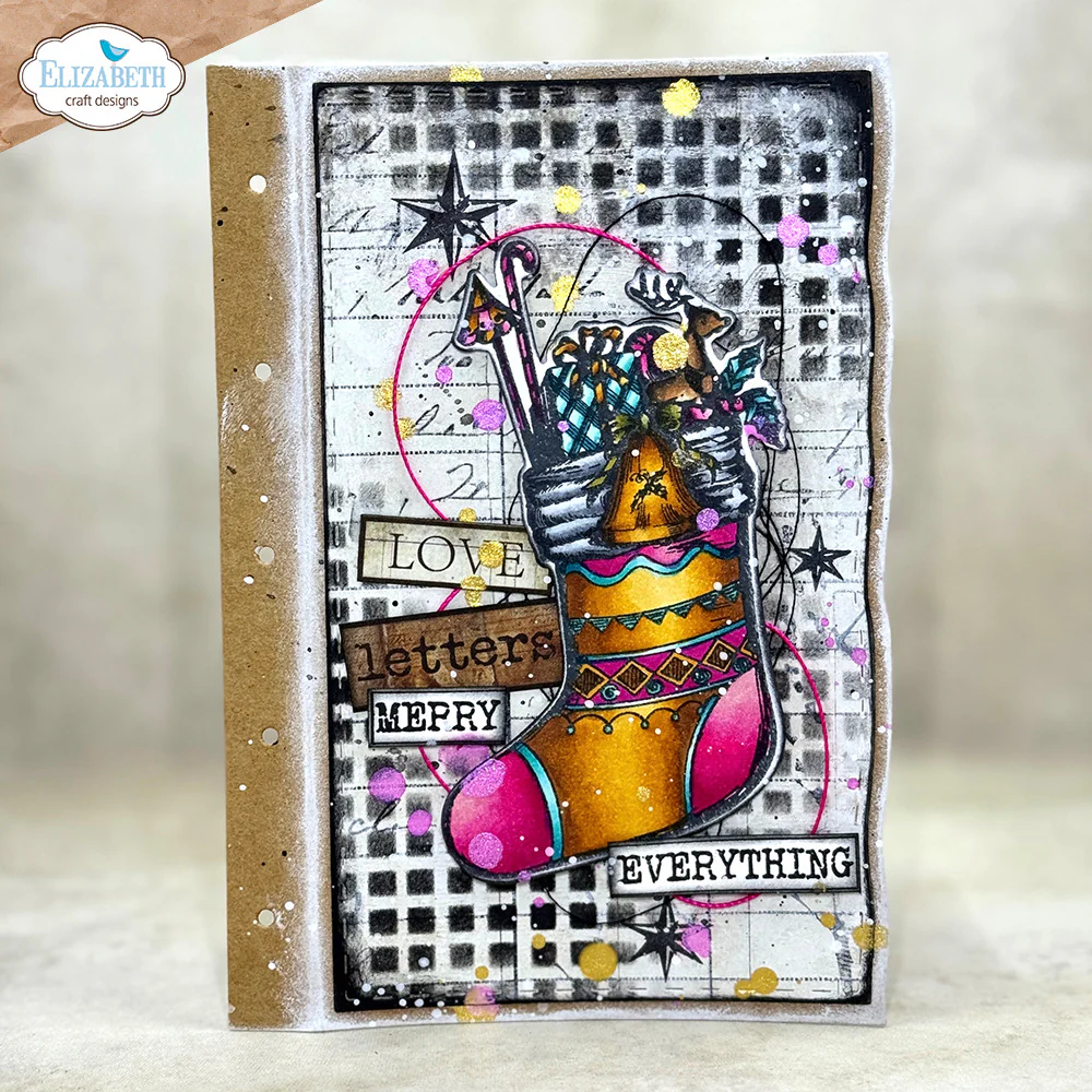 Elizabeth Craft Designs Golden Season - Deck the Halls Stamp and Die Set - Image 3