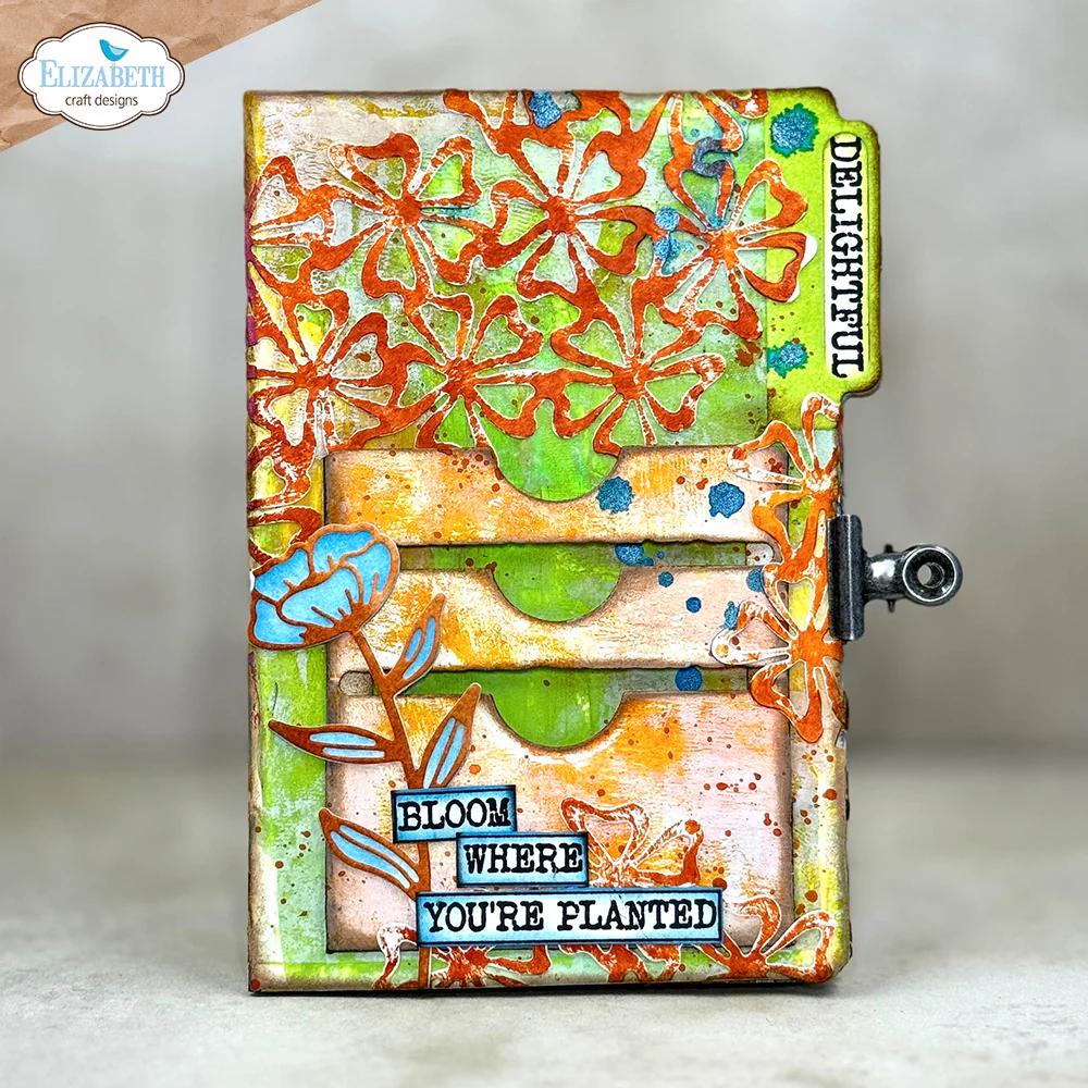 Elizabeth Craft Designs In the Garden Die Floral Slots File Folder - Image 5