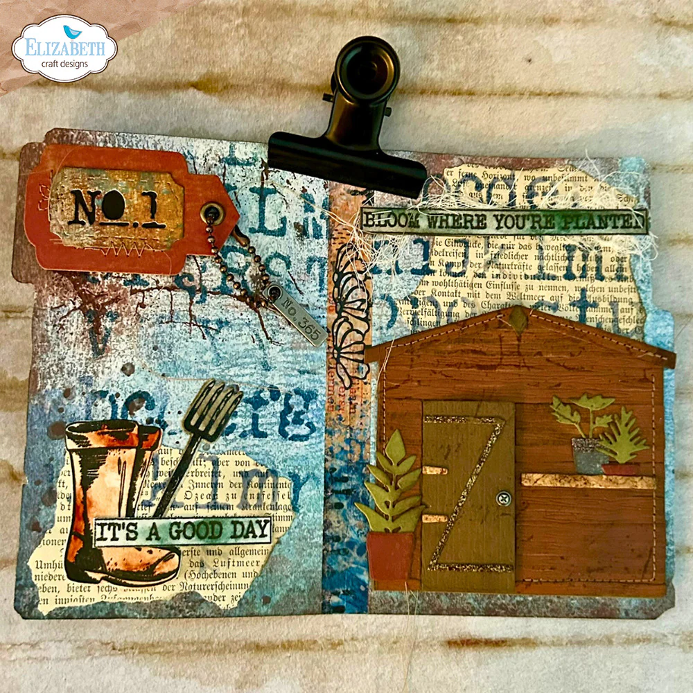 Elizabeth Craft Designs In the Garden Die Shed - Image 5