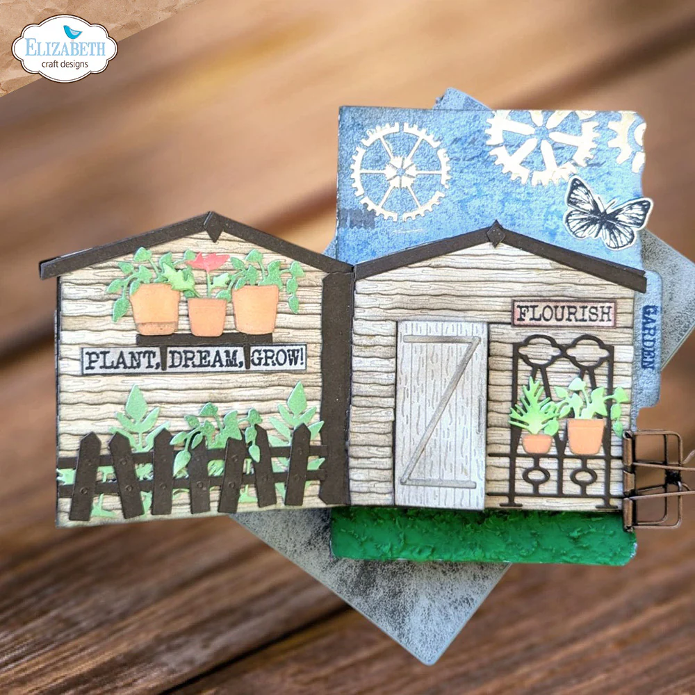 Elizabeth Craft Designs In the Garden Die Shed - Image 6