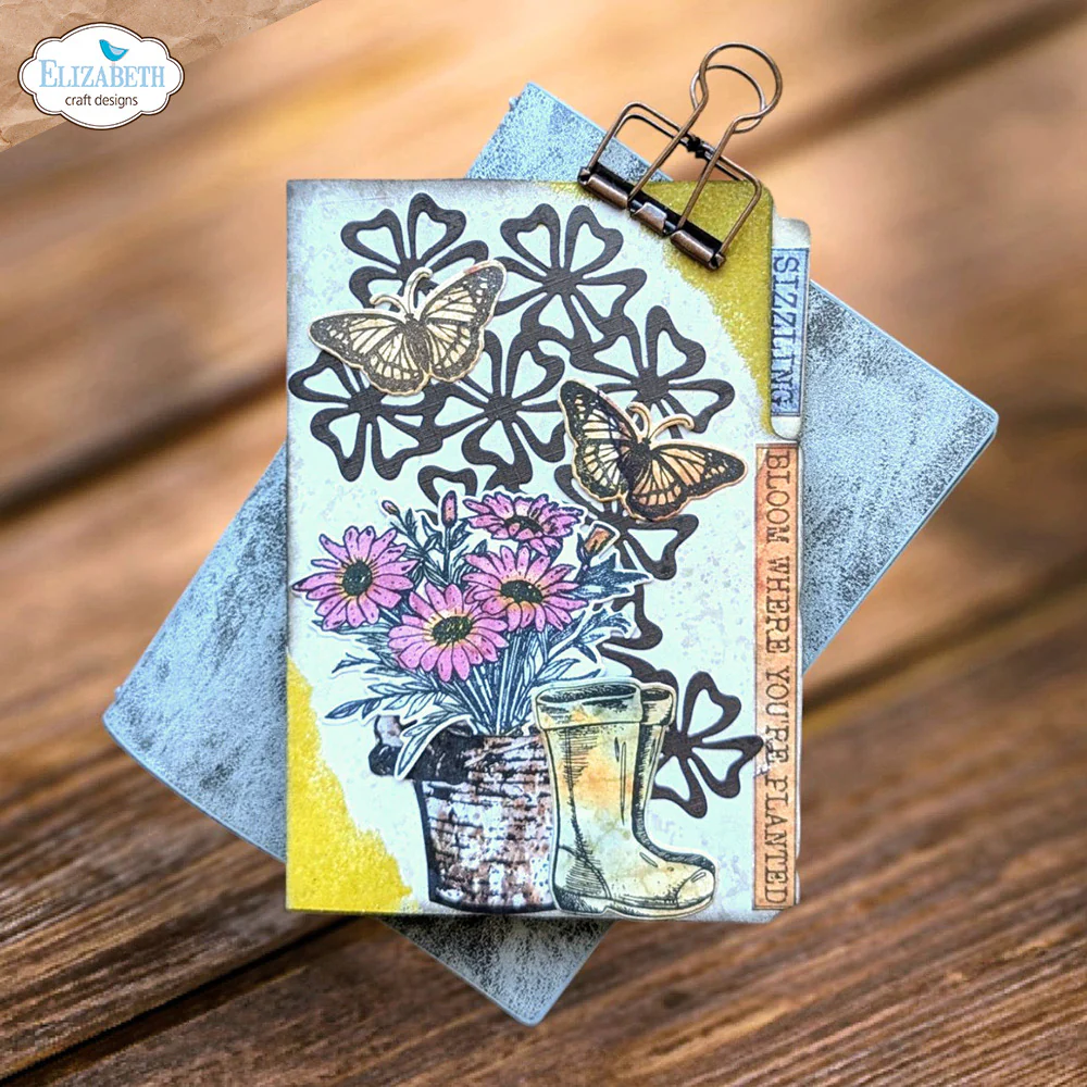 Elizabeth Craft Designs In the Garden Stamp and Die Set Garden of Love - Image 5