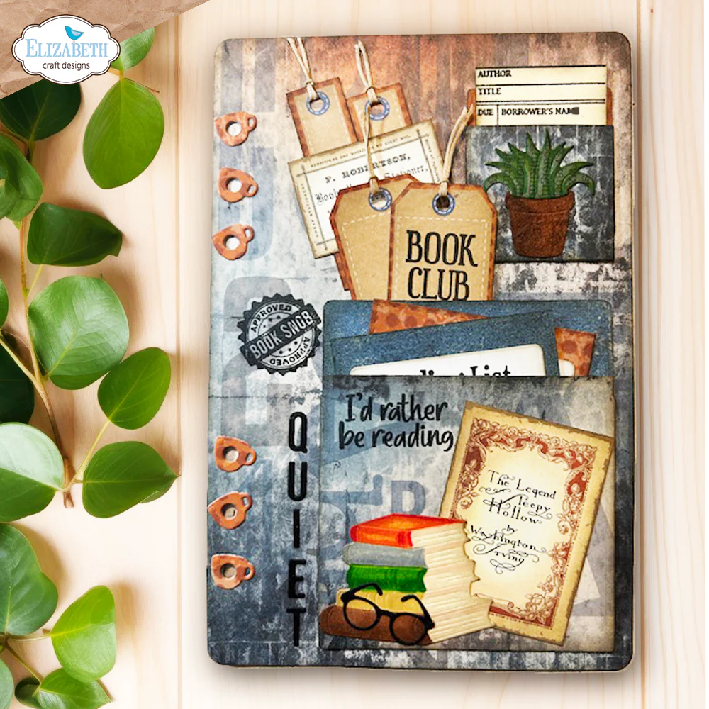 Elizabeth Craft Designs Rest & Relaxation Die Library Pockets & Accessories by Everyday Memories - Image 3