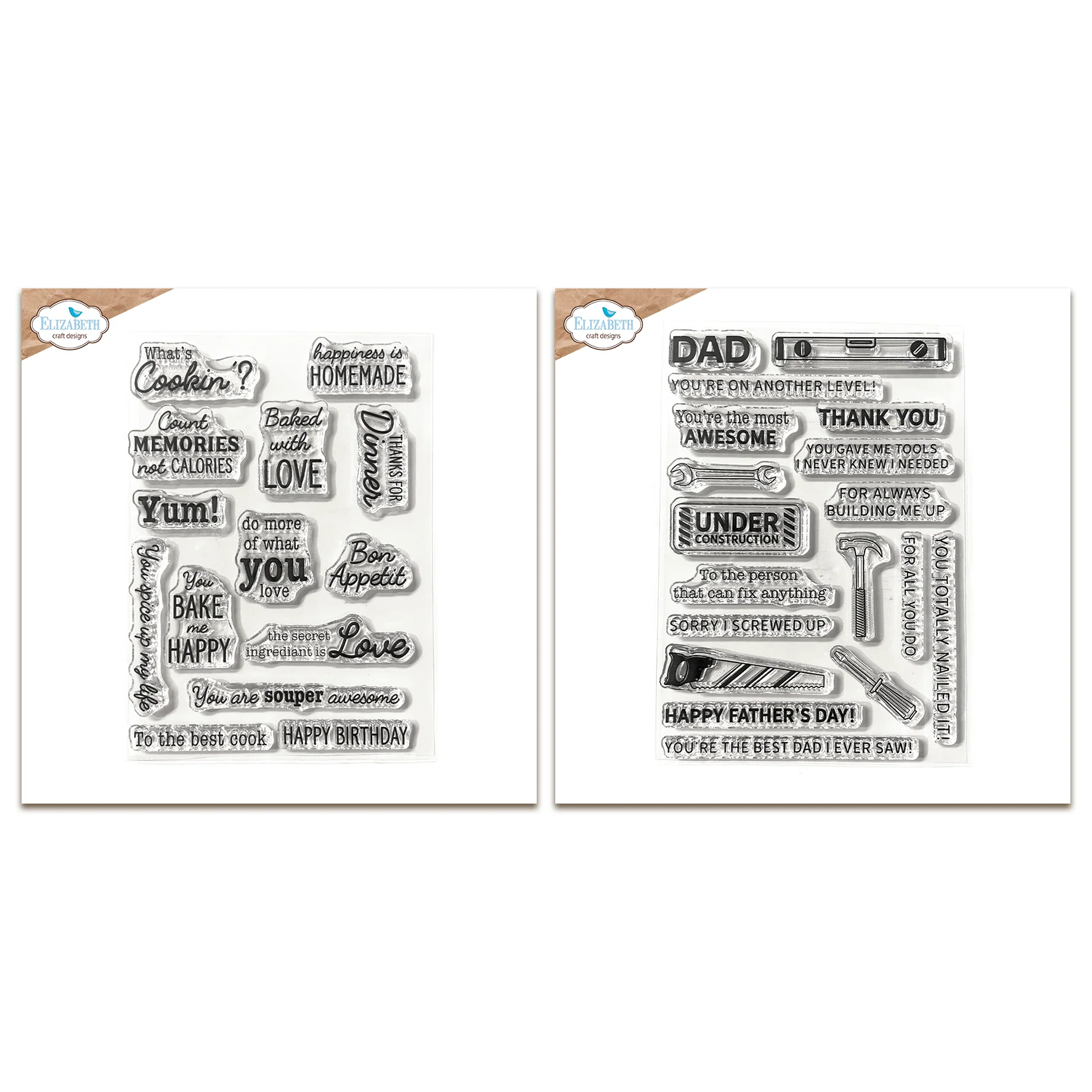 Elizabeth Craft Designs Living it Up Stamp Bundle