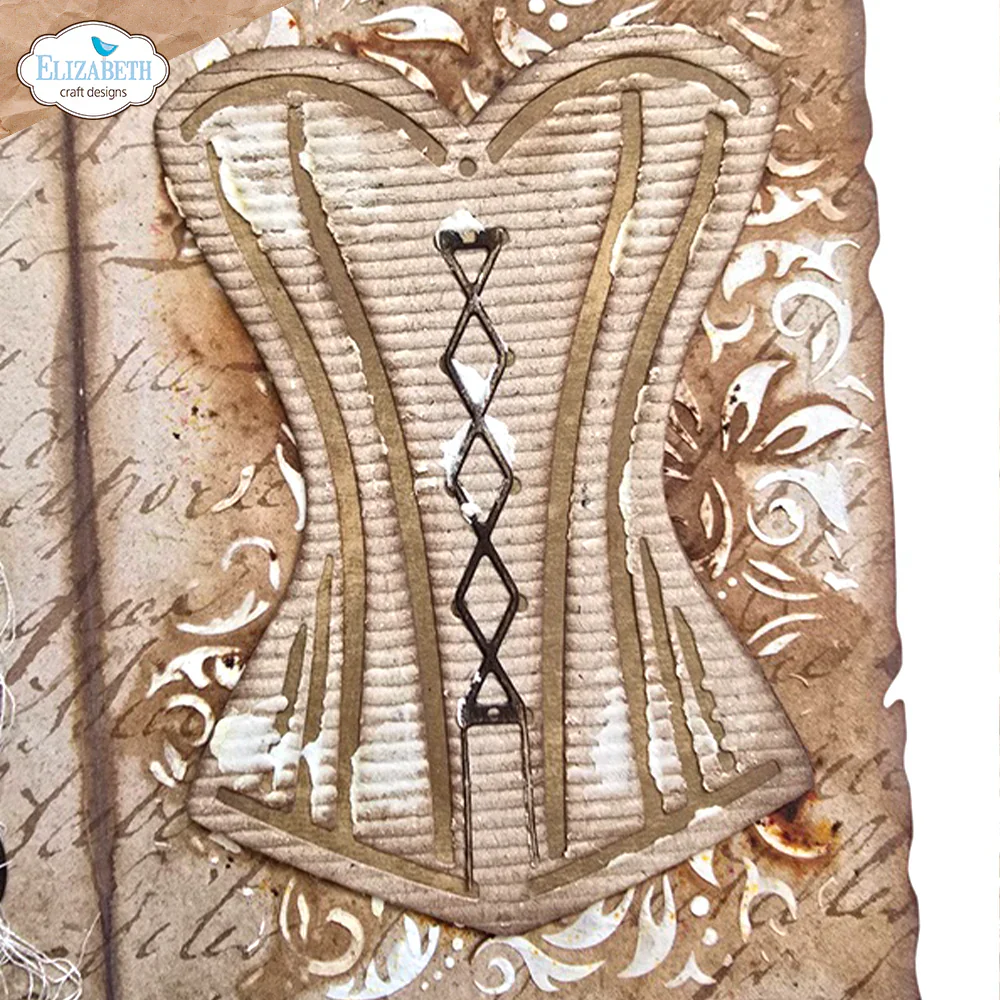 Elizabeth Craft Designs Mr. & Mrs. Dies Laced Up - Image 2
