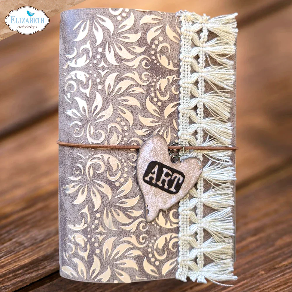 Elizabeth Craft Designs Mr. & Mrs. Journal 7 Stencil Set - Image 7