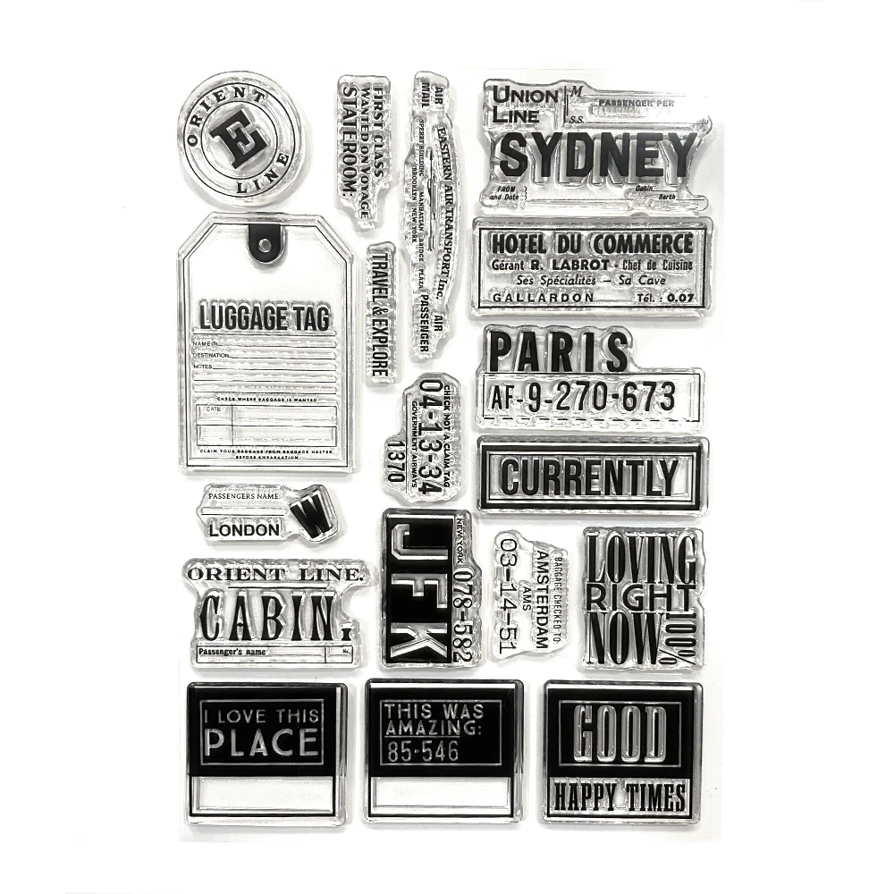 Elizabeth Craft Designs Once in a Lifetime Stamps Travels From The Past 3