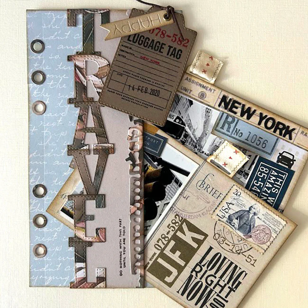Elizabeth Craft Designs Once in a Lifetime Stamps Travels From The Past 3 - Image 3