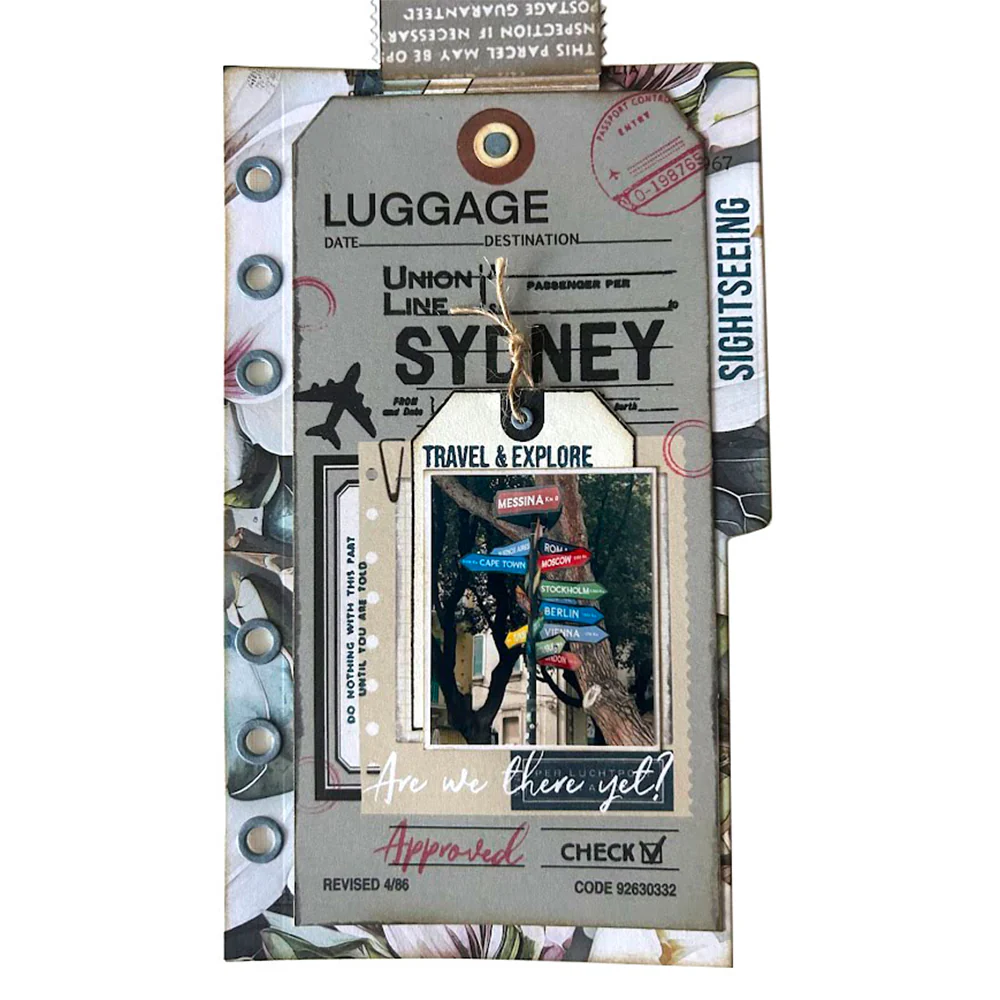 Elizabeth Craft Designs Once in a Lifetime Stamps Travels From The Past 3 - Image 4