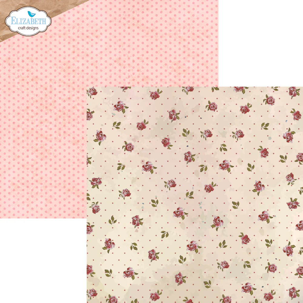 Elizabeth Craft Designs Romantic Revival - 12x12 Inch Patterned Cardstock Paper - Image 11