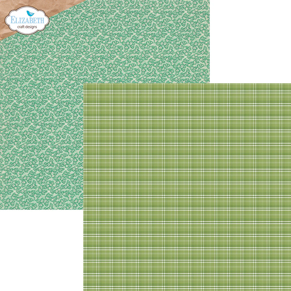 Elizabeth Craft Designs Romantic Revival - 12x12 Inch Patterned Cardstock Paper - Image 9