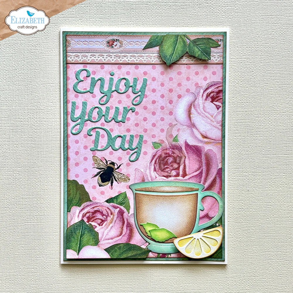 Elizabeth Craft Designs Romantic Revival - Die Everyday Big Words - Image 4