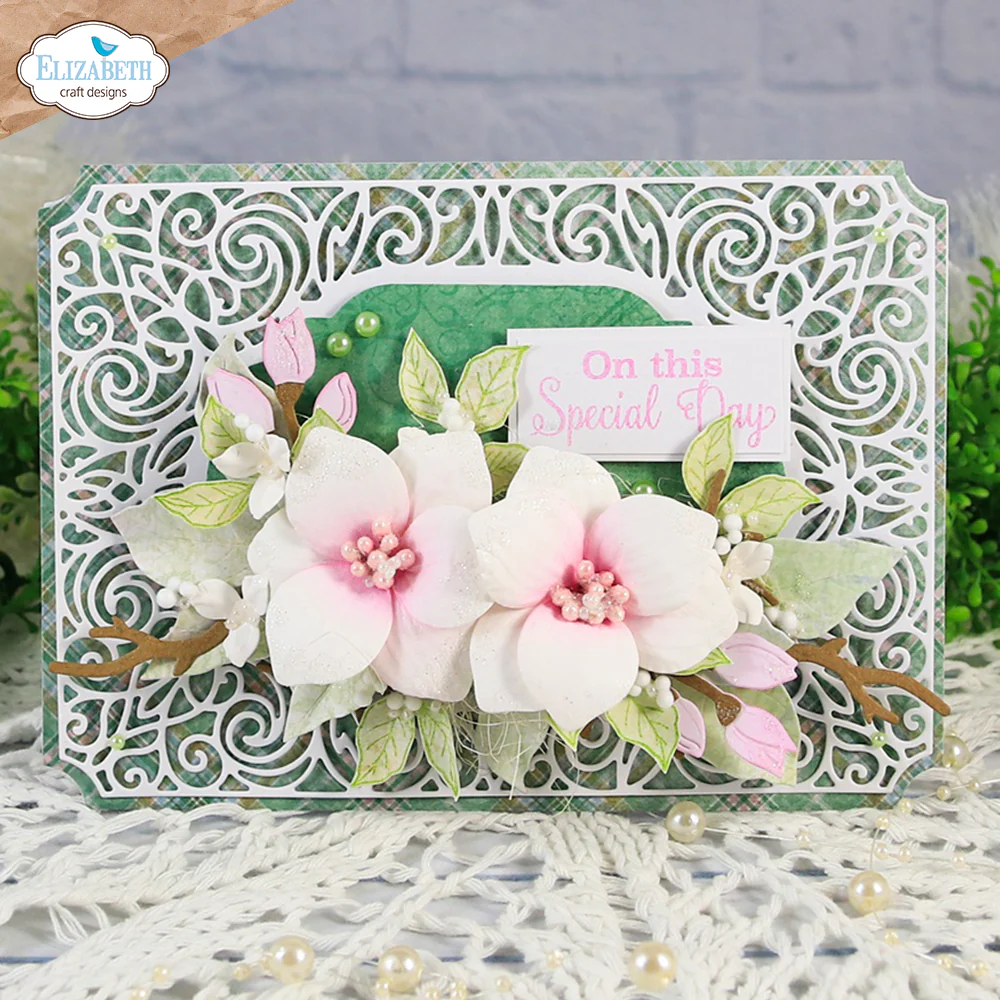 Elizabeth Craft Designs Spring Blossom - Die Ornamental Frame - Image 4
