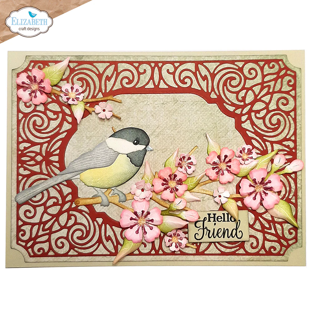 Elizabeth Craft Designs Spring Blossom - Die Ornamental Frame - Image 7