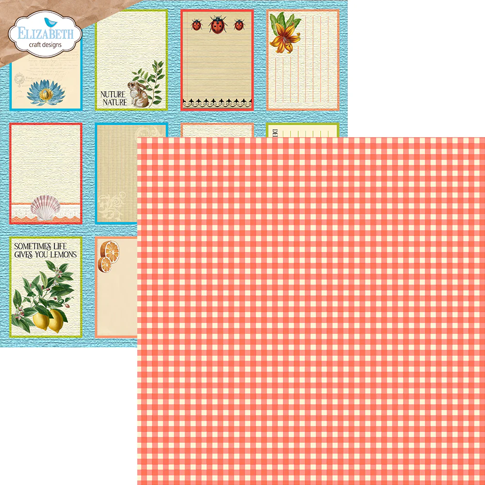 Elizabeth Craft Designs Sunny Days 12x12 Inch Patterned Cardstock Paper Colorful Collective - Image 13