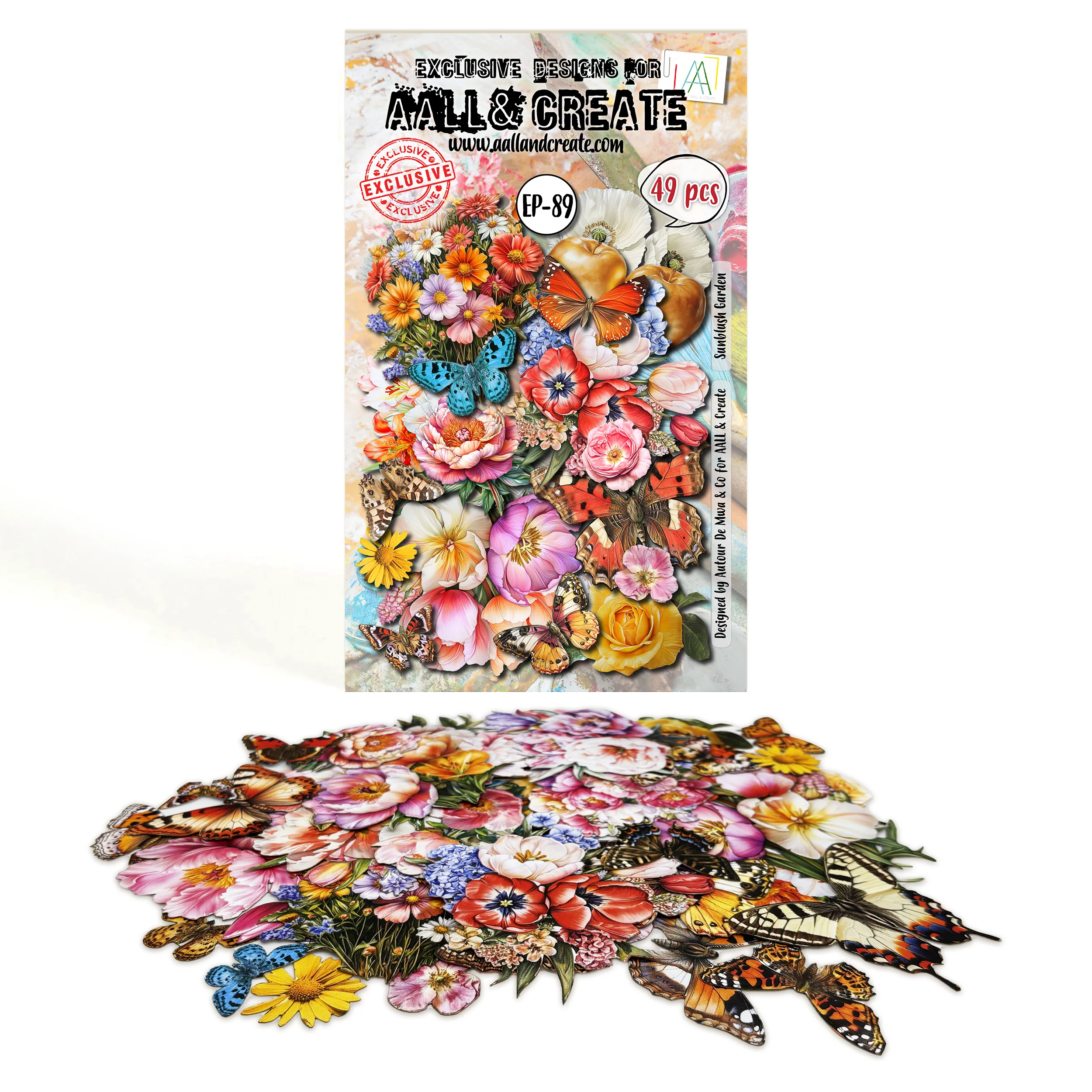 EP-89 - Ephemera Die-Cuts - Sunblush Garden