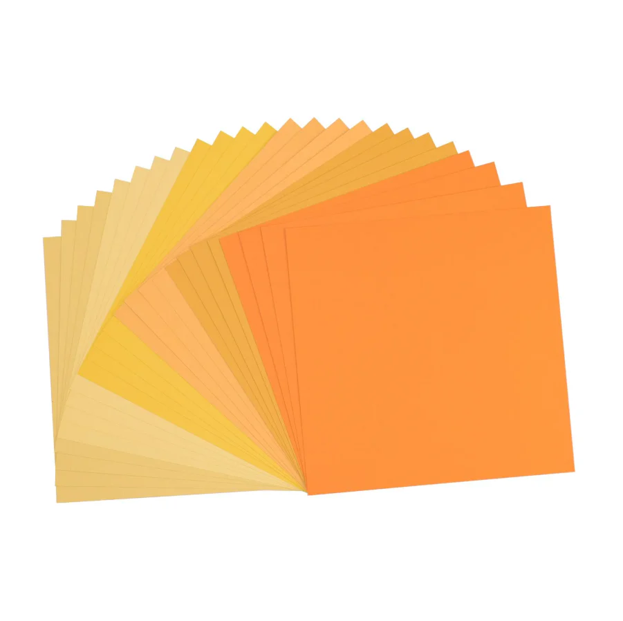Florence Cardstock Paper 216g Texture 12x12in Yellow 24 Pcs