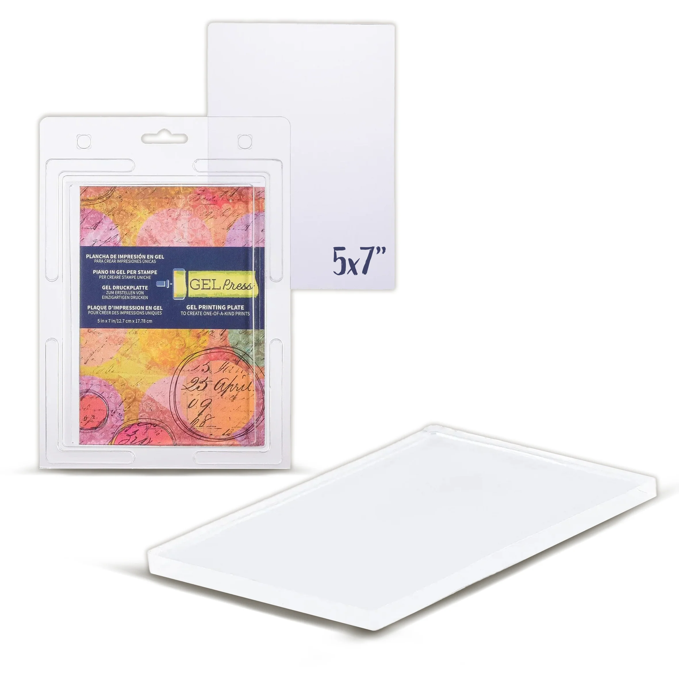 Gel Press Gel Printing Plate 5x7"