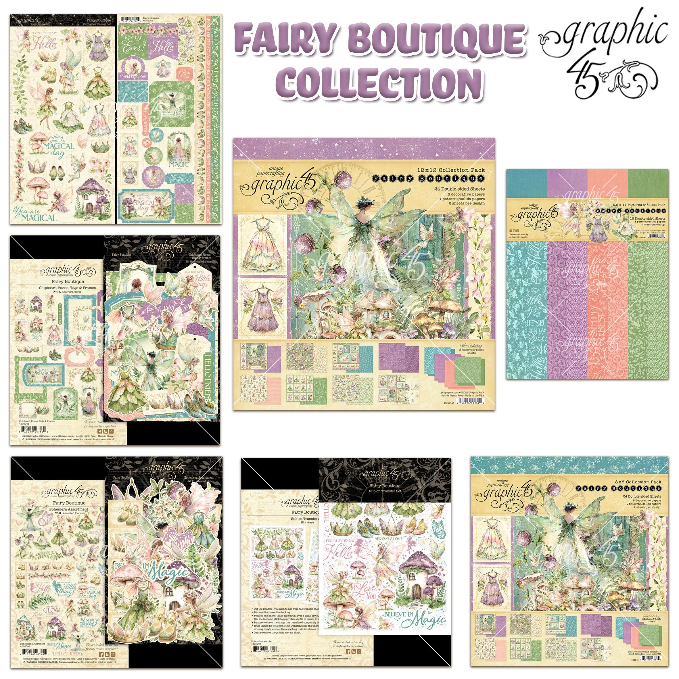 Graphic 45 Fairy Boutique Complete Collection