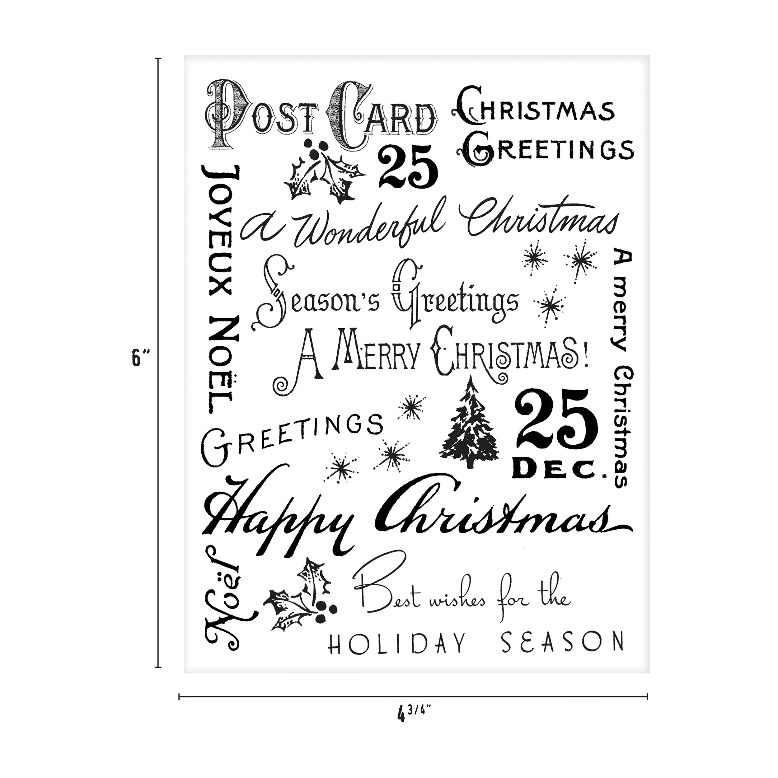 Idea-ology Tim Holtz Christmas Collage Paper - Image 3