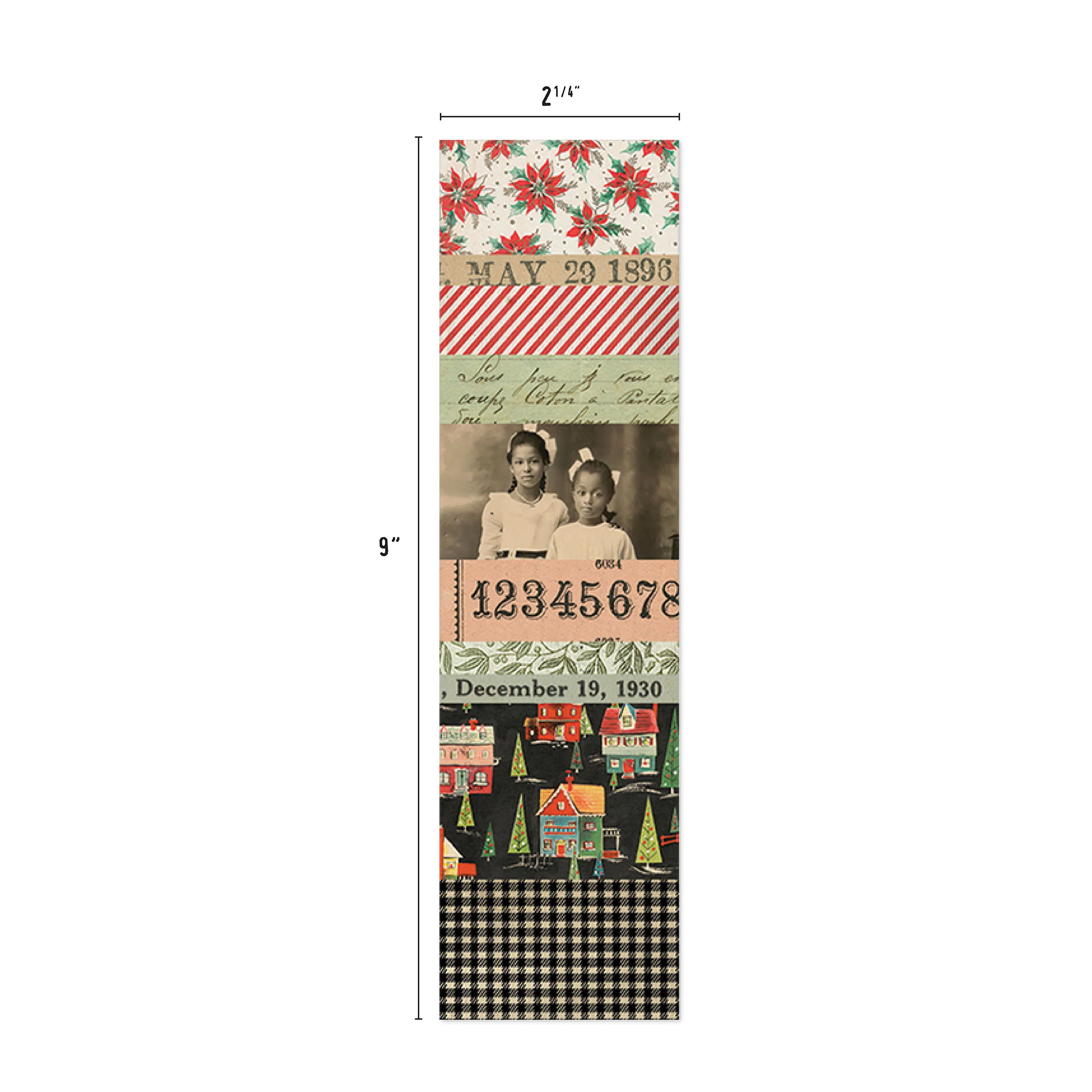Idea-ology Tim Holtz Christmas Large Collage Strips - Image 3