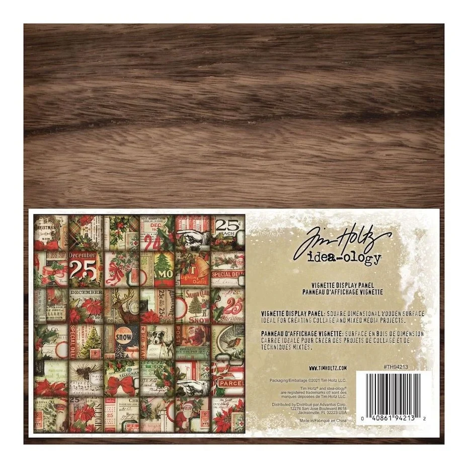 Idea-ology Tim Holtz Christmas Vignette Display Panel - Image 2