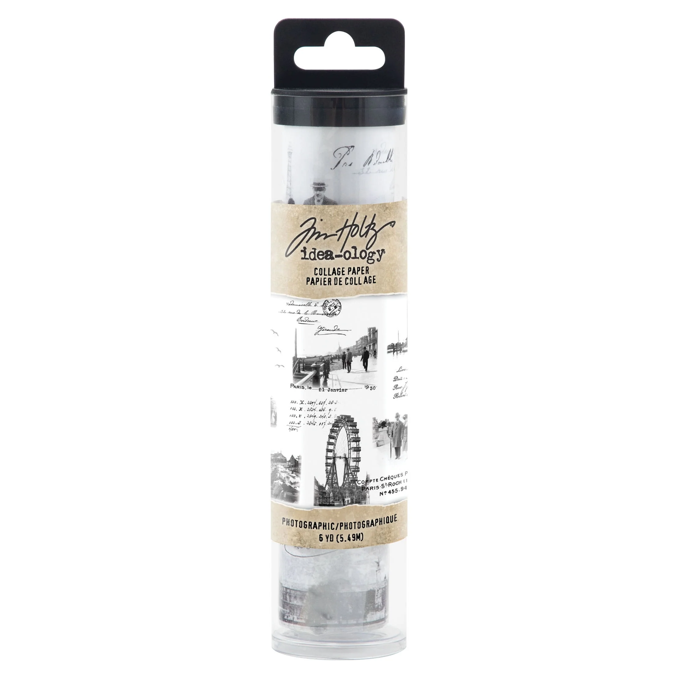 Idea-ology Tim Holtz Collage Paper 6"X6yds - Photographic