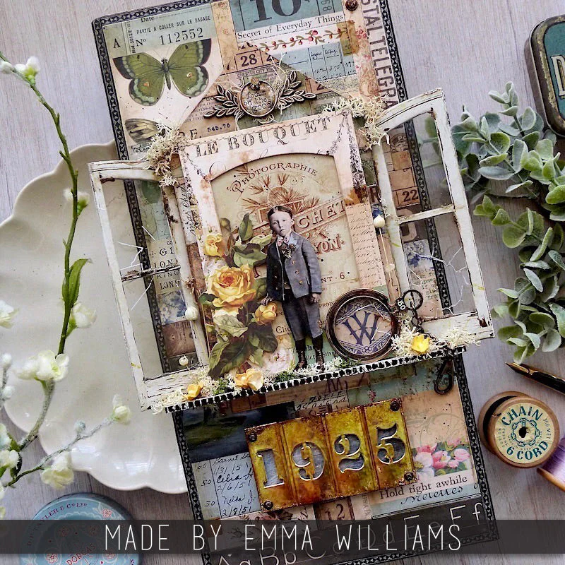 Idea-ology Tim Holtz Collage Strips Large-30 Pieces - Image 3